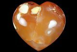 Colorful Carnelian Agate Heart #167348-1